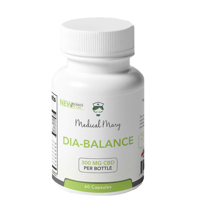 Medical Mary CBD Oil Capsules (Diabetes Balance Formula) 300mg NoHigh